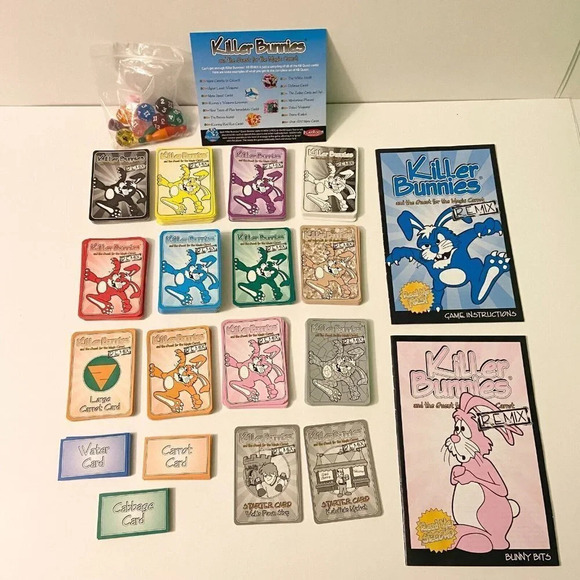 2009 Killer Bunnies and the Quest for Magic  Carrot Remix Card Game Incomplete - Picture 6 of 10